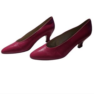 🎳 Vintage Liz Claiborne Pink Fusha Pumps